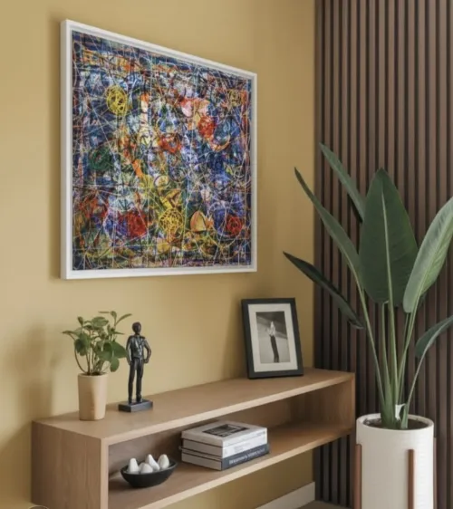 ESTAMPAR<br/>(50 x 50 cm) - 2012<br/>Técnica mista sobre papel