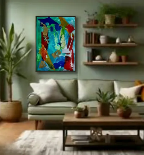 S/ TÍTULO<br/>(60 x 40 cm) - 2020<br/>Técnica mista sobre papel canson