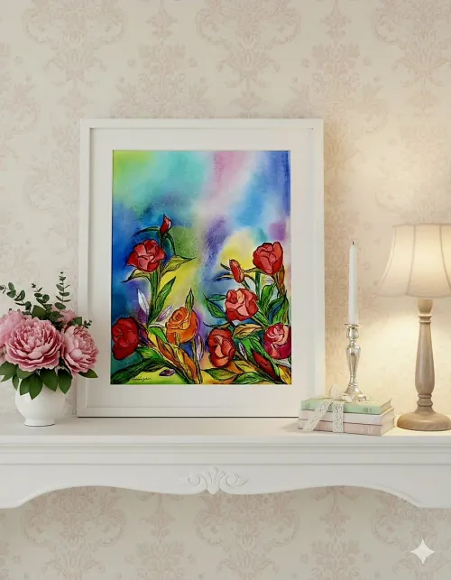 S/ TÍTULO<br/>(36 x 46 cm) - 2020<br/>Técnica mista sobre papel canson