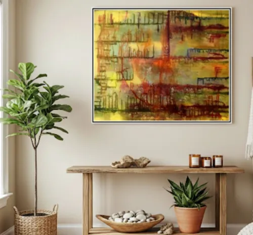 S/ TÍTULO<br/>(60 x 80 cm) - 2009<br/>Acrílico sobre tela