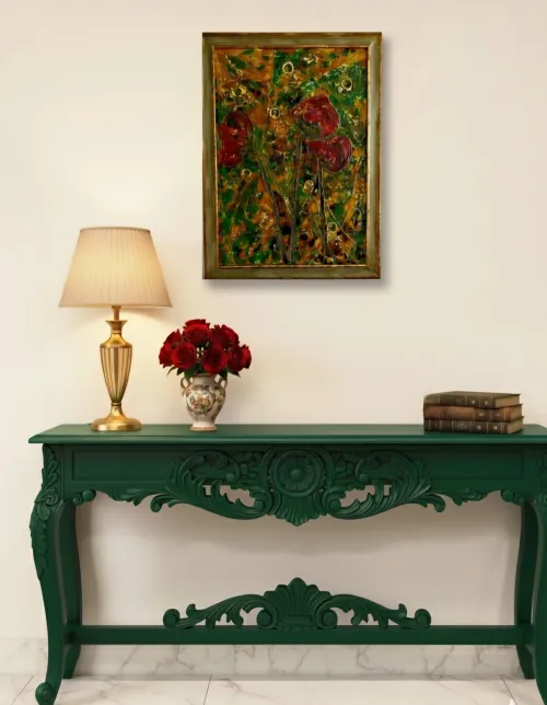 S/ TÍTULO<br/>(55 x 75 cm) - 2015<br/>Técnica mista sobre madeira