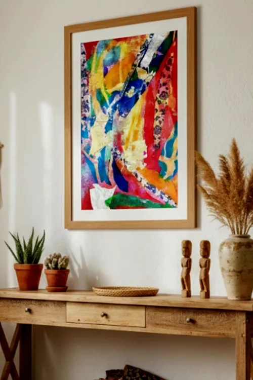 S/ TÍTULO<br/>(60 x 80 cm) - 2020<br/>Técnica mista sobre papel canson